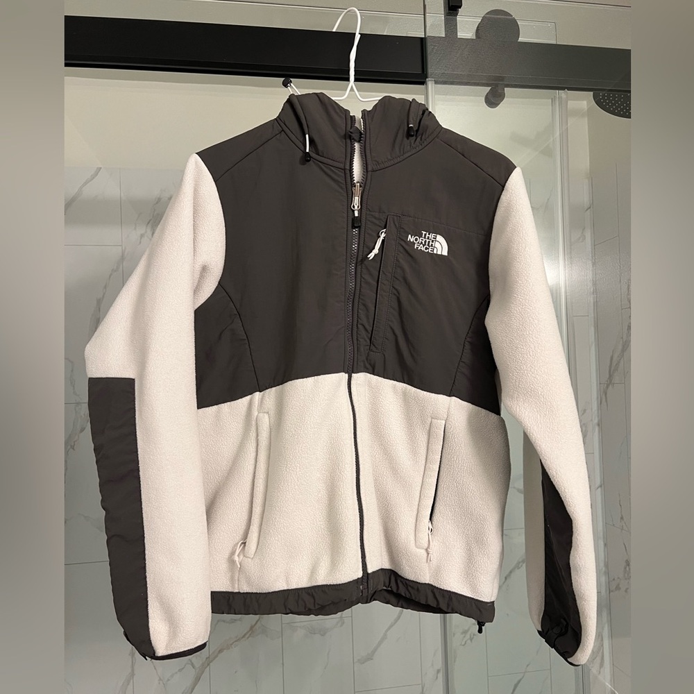 The North Face Two-Tone Black and White Denali Fleece Jacket